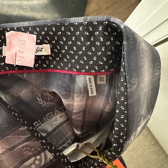 Bugatchi Men’s Casual Button Down Shirt - XL - Picture 3 of 3